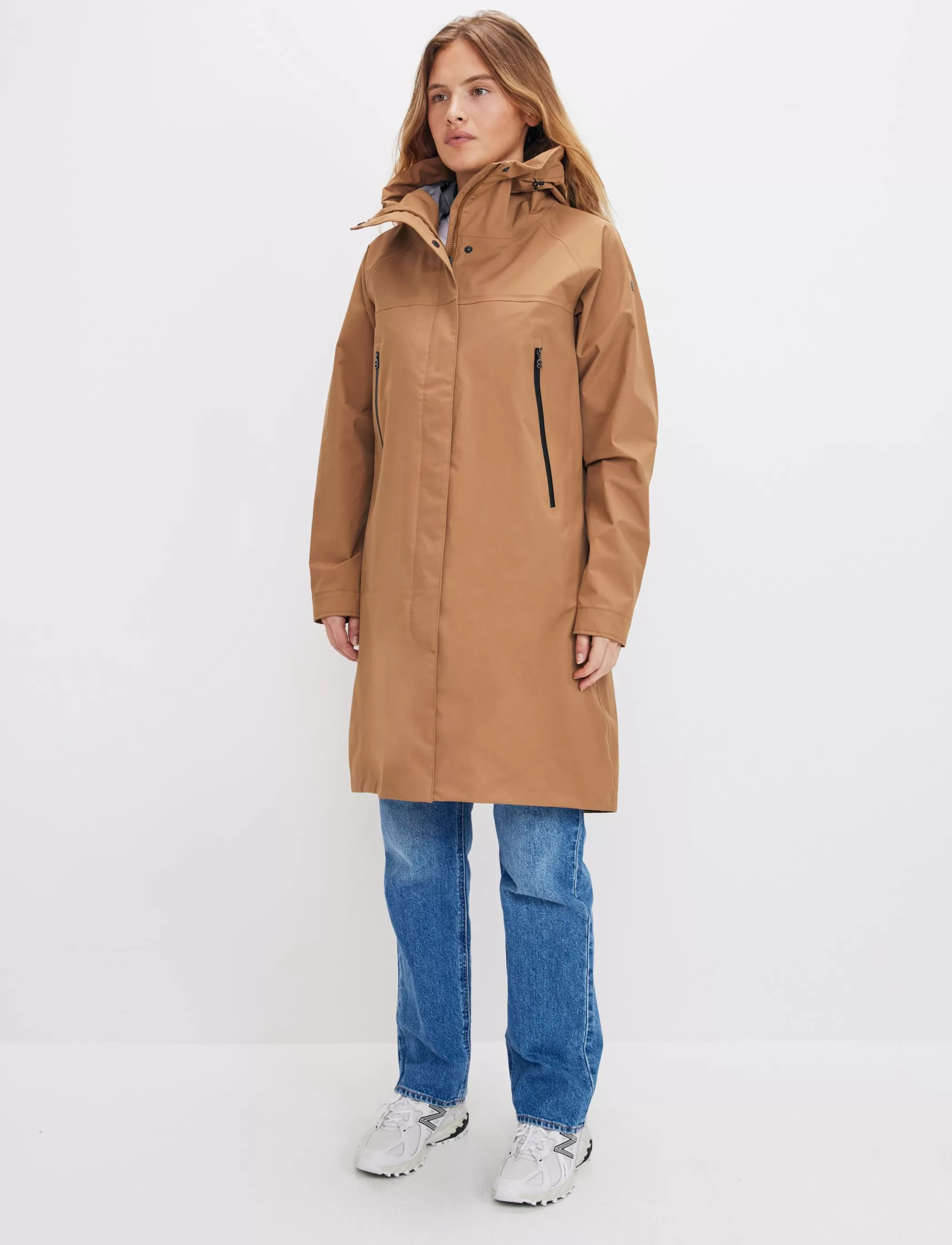 New Angela 3L Coat - Camel Brown Klader