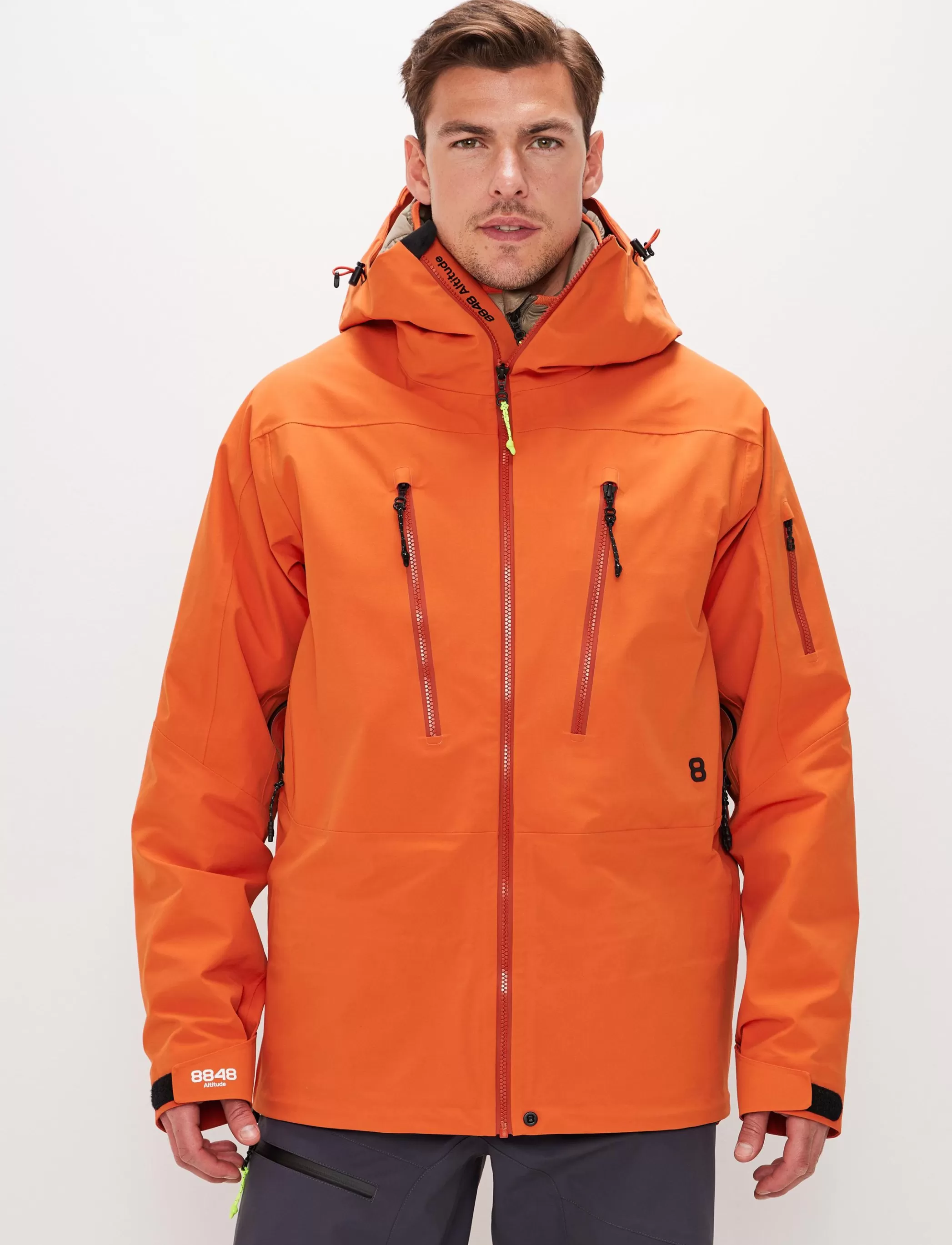 Cheap Gansu 3.0 Jacket - Orange Rust Klader