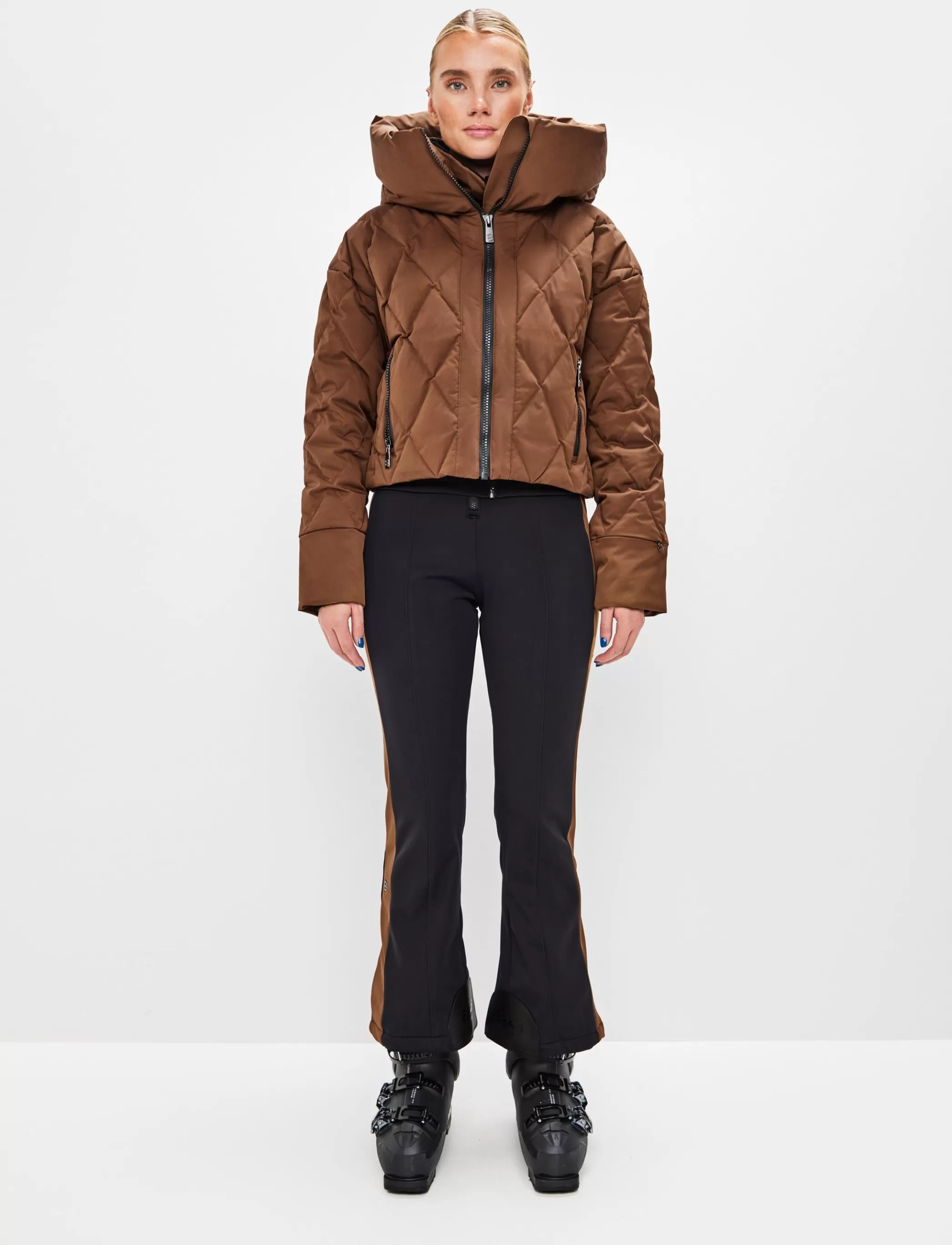 Cheap Hildi W Ski Puffer - Cashmere Brown Klader