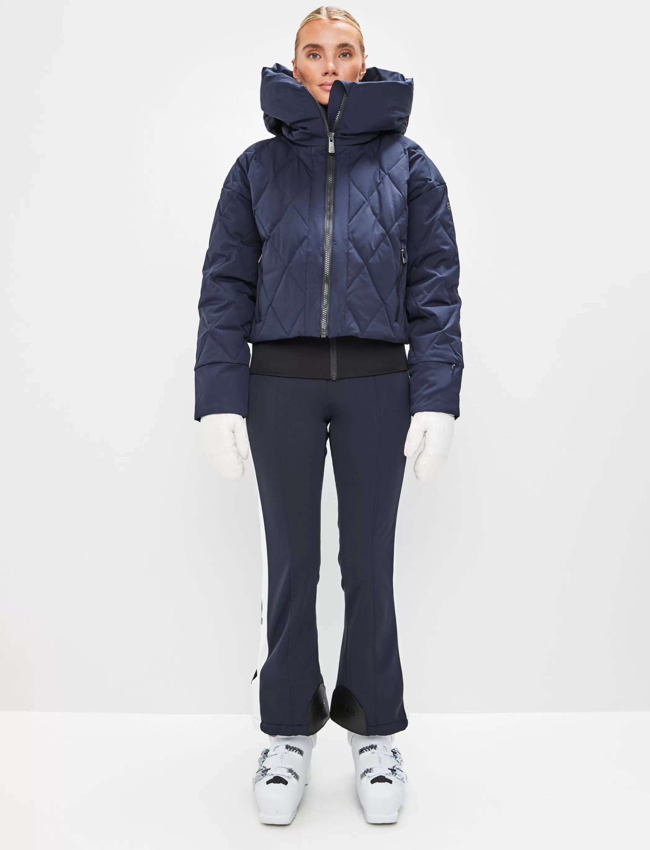 New Hildi W Ski Puffer - Navy Skidkläder