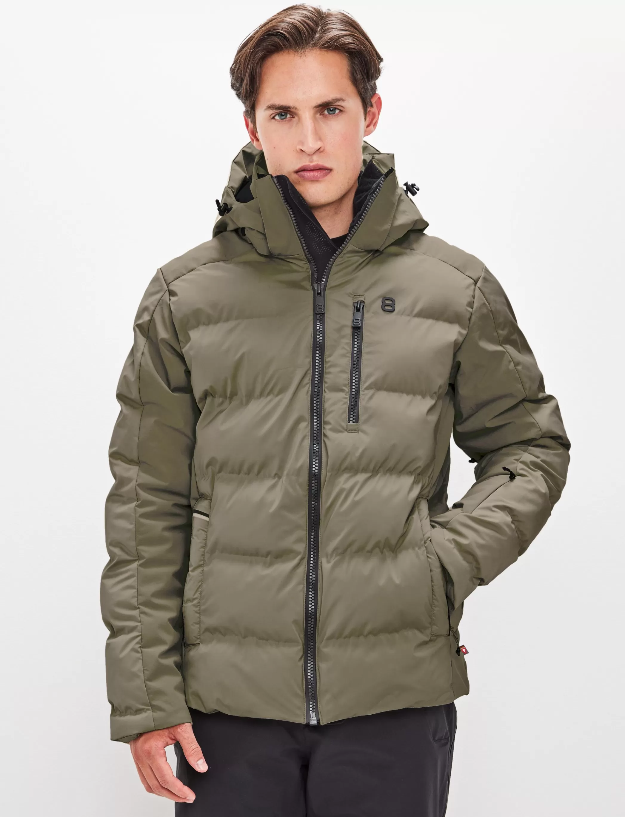 Best Malik Ski Jacket - Army Green Skidkläder