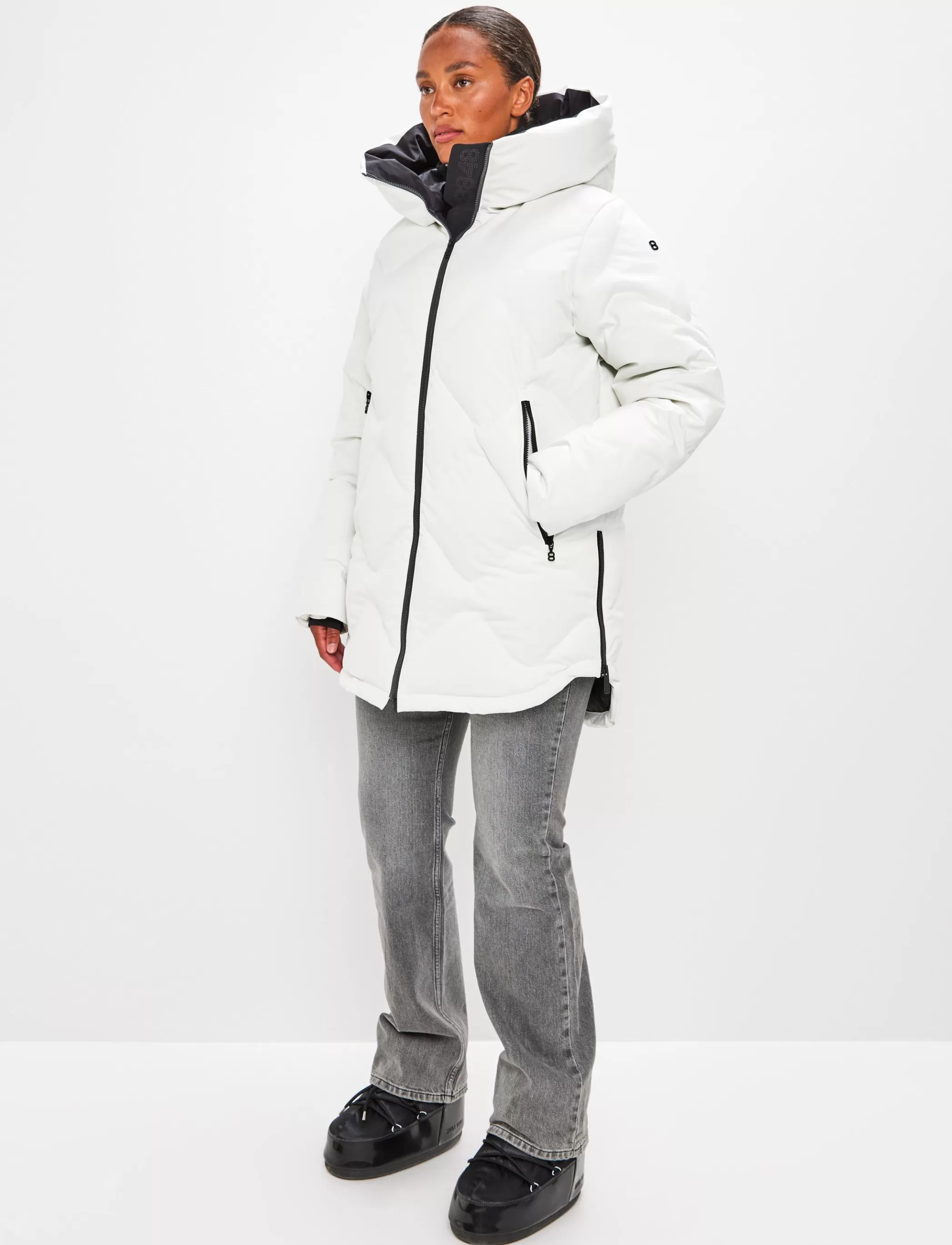 Outlet Nadine W Ski Parka - Blanc Klader