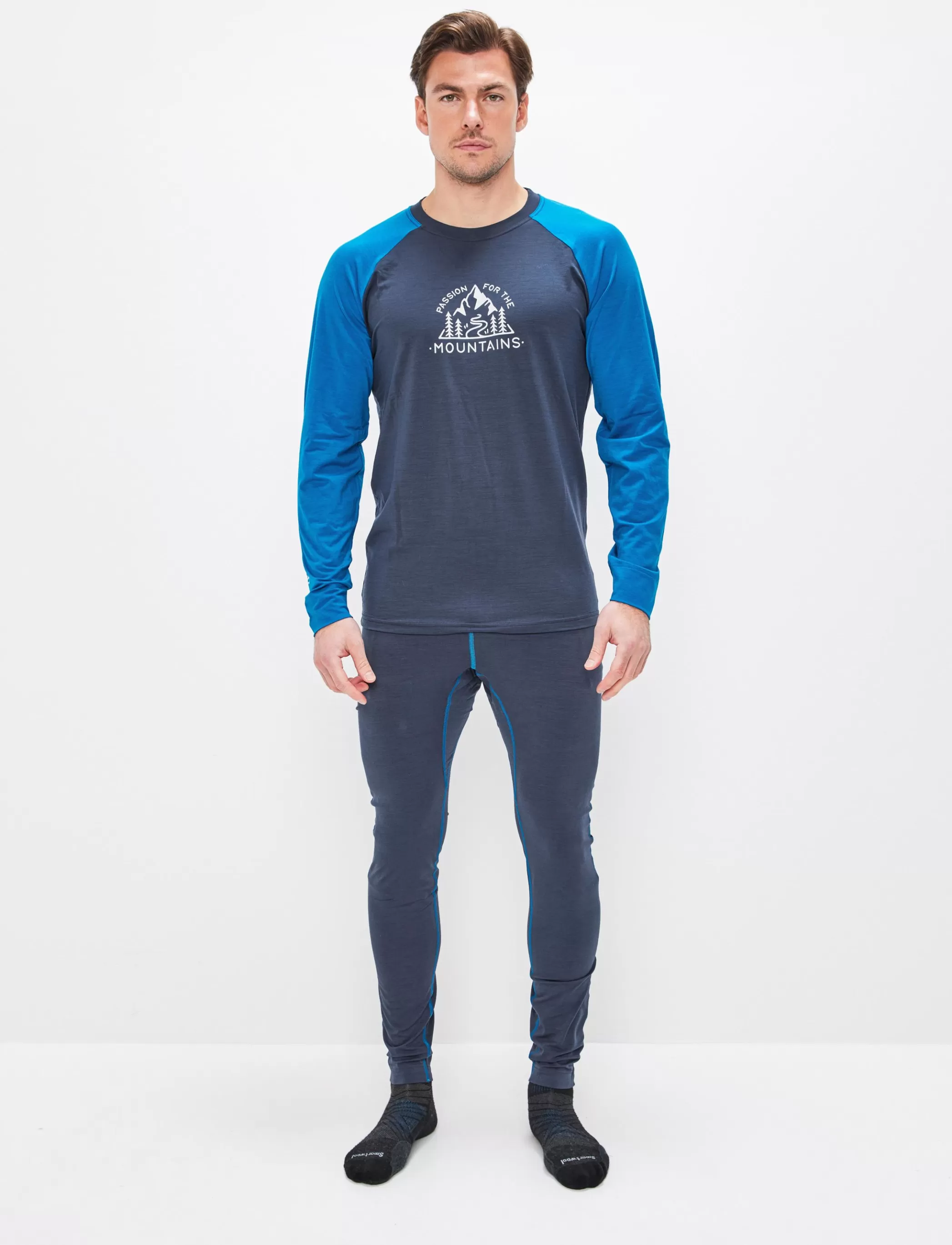 Cheap Polar Wool Ls - Navy Skidkläder