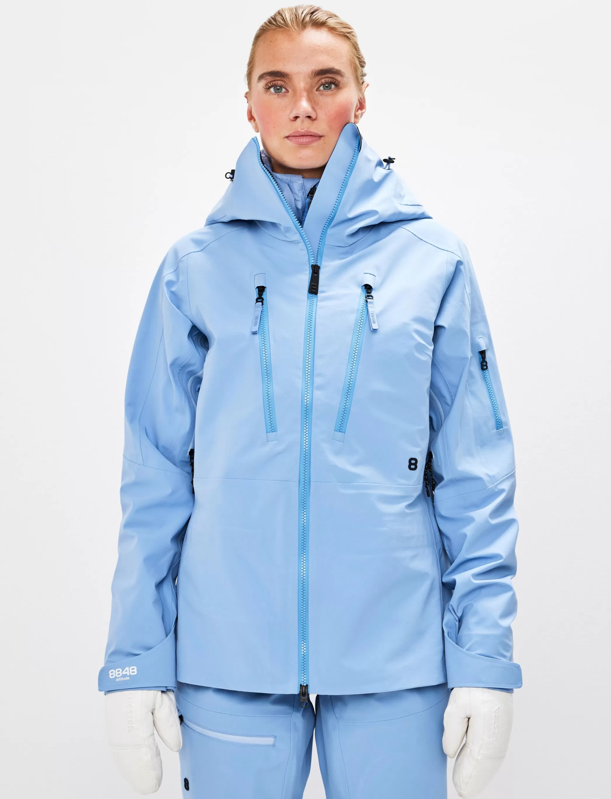 Clearance Pow 3.0 W Shell Jacket - Hortensia Blue Klader