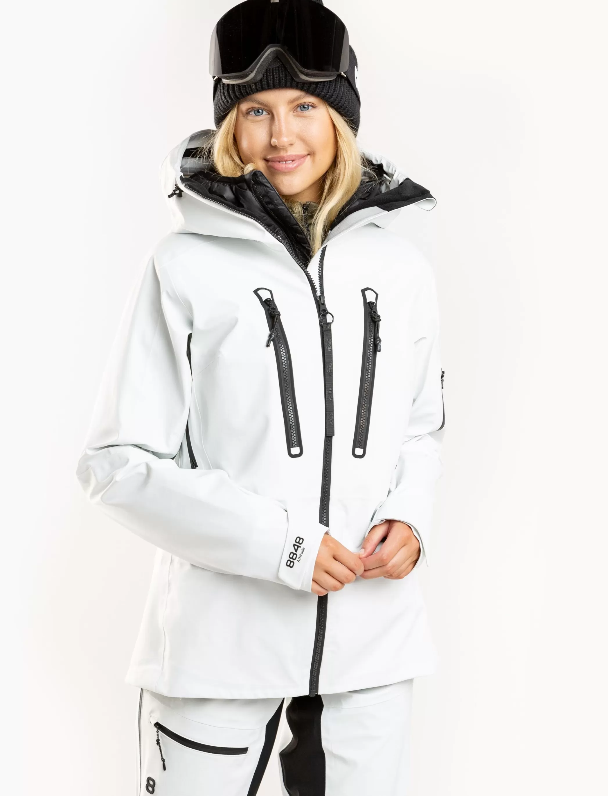 Outlet Pow W Jacket - Blanc Klader