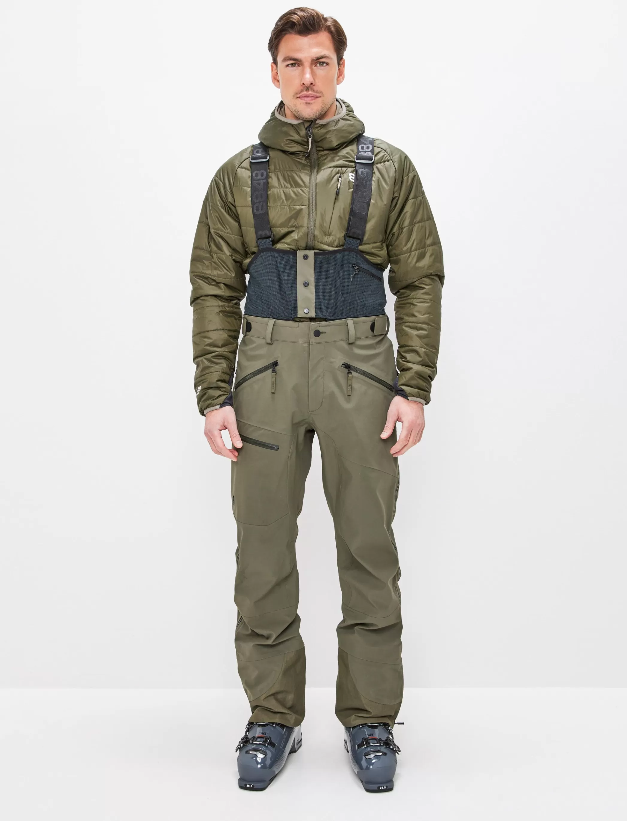 Fashion Rappsy Shell Pants - Army Green Skidkläder