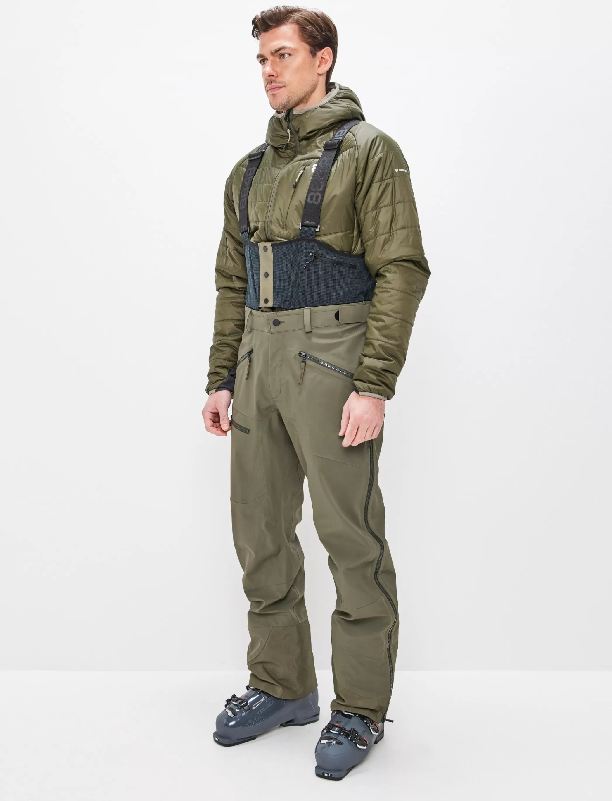 Fashion Rappsy Shell Pants - Army Green Skidkläder