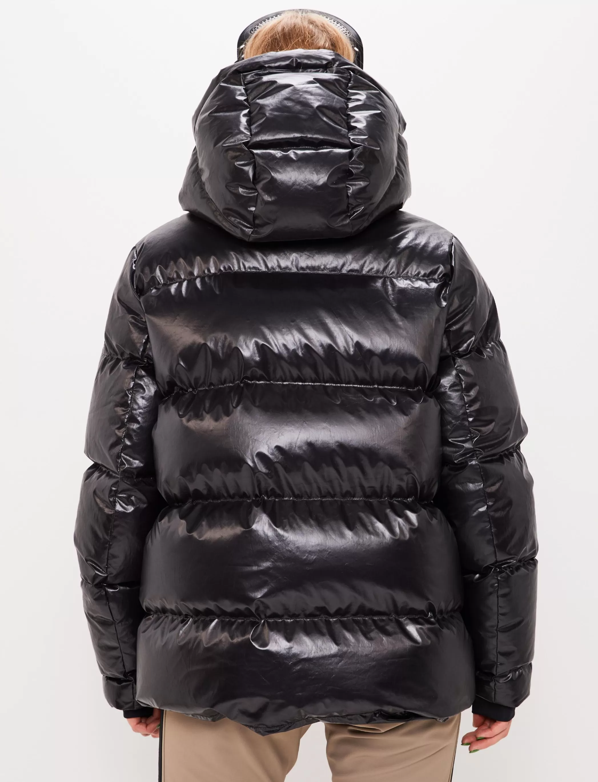 Outlet Sarah W Ski Down Jacket - Black Klader