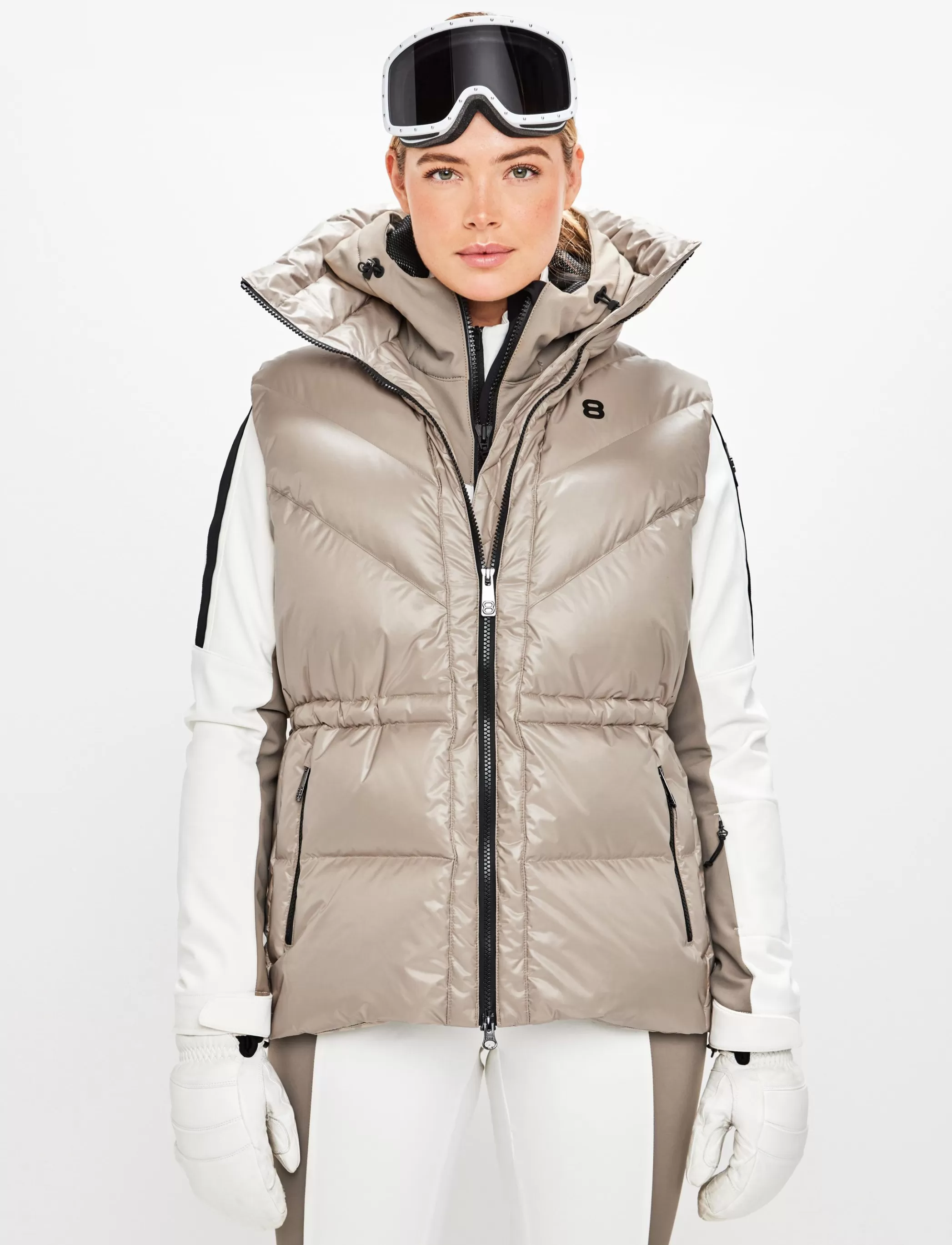 Fashion Shacci W Down Vest - Lt Fallen Rock Klader