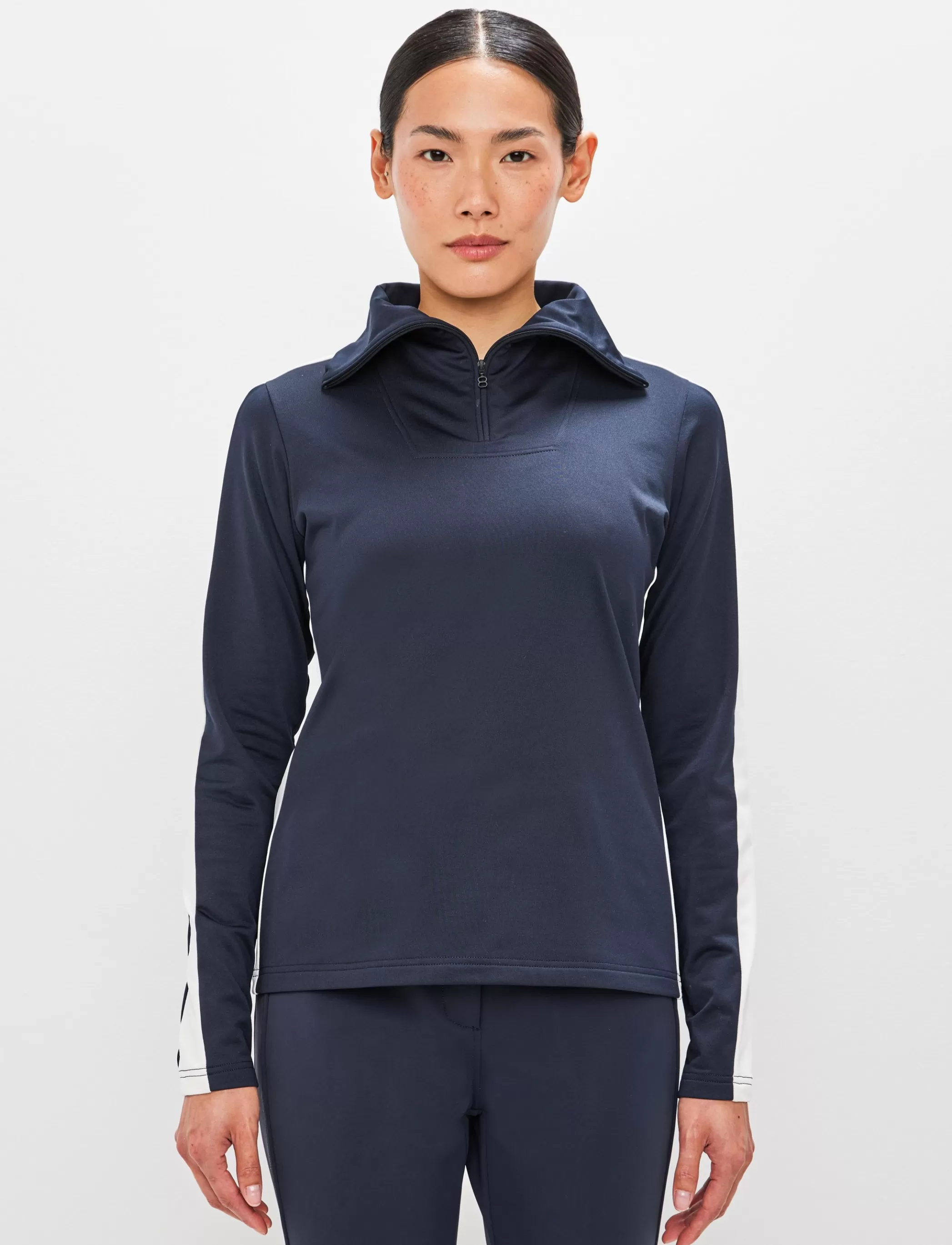 Clearance Vanessa W 1/2 Zip Sweat - Navy Klader