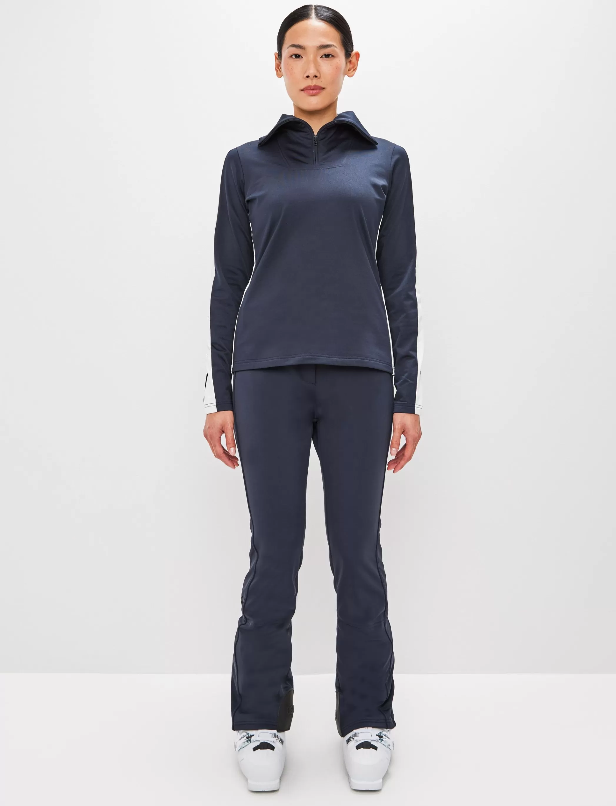 Clearance Vanessa W 1/2 Zip Sweat - Navy Klader